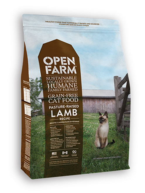 Open Farm - Pasture Raised Lamb Recipe Dry Cat Food