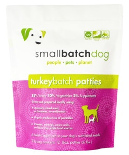 Small Batch - Turkey Batch Sliders RAW Dog Food