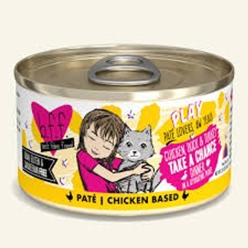 Weruva - BFF PLAY Chicken, Duck & Turkey  Take A Chance!  Dinner Canned Cat Food Pate