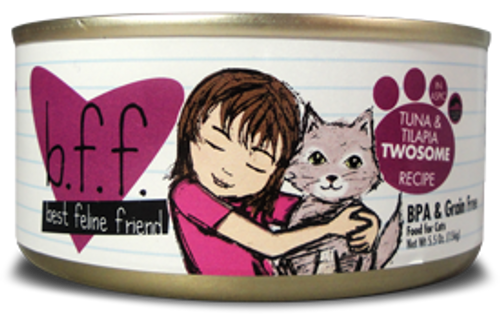 Weruva - BFF Original Tuna & Tilapia Twosome Dinner Minced-Style Canned Cat Food In Gelee