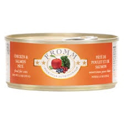 Fromm - Four Star Chicken & Salmon Pate' Cat Food 5.5 oz.