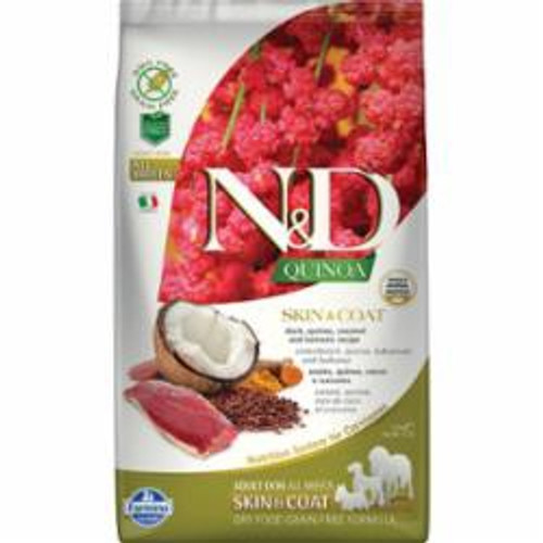 Farmina - N&D QUINOA  - Skin & Coat Duck , Coconut & Turmeric Recipe Dry Dog Foodf