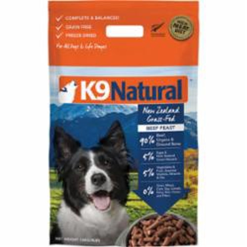 K9 Natural - Beef Feast Raw Grain-Free Freeze Dried Dog Food