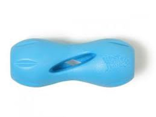 West paw - Qwizl Puzzle Dog Toy ( Aqua Blue)