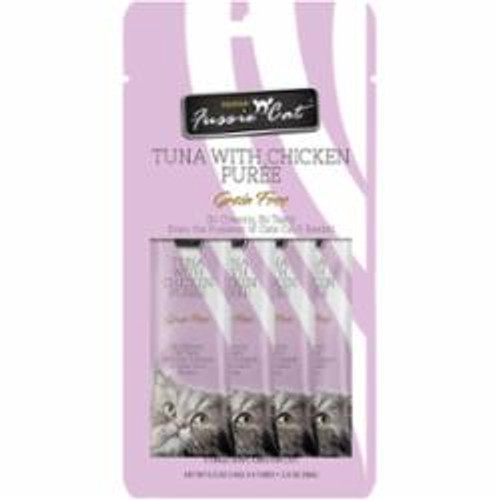 Fussie Cat – Tuna with Chicken Puree Cat Treat .05oz /4 ct