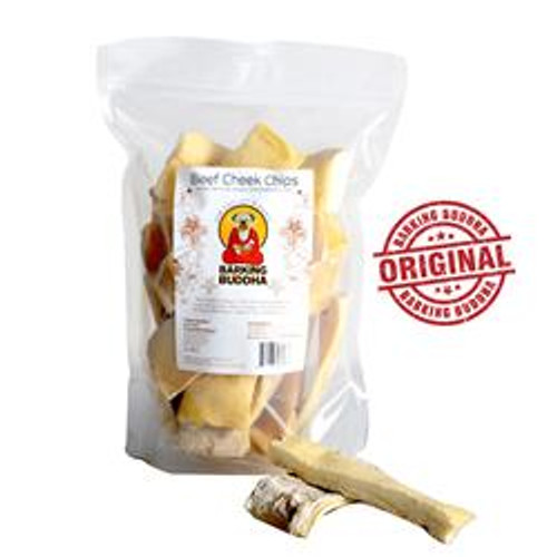 Barking Buddha- Beef Cheek Chips 1 lb. Bag