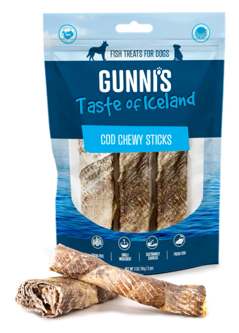 Gunni's - Cod Skin Chewy Sticks