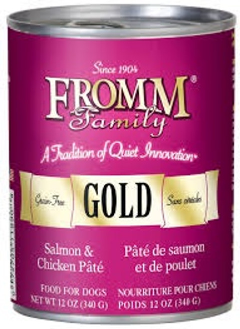 Fromm - Gold Salmon & Chicken Pate' Dog Food 12.2 oz.