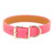 Auburn Leather - Tuscan Leather Dog Collar Pink