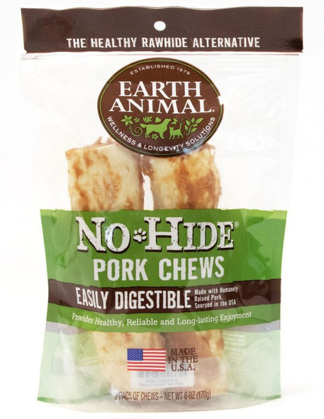 Earth Animal - No Hide Chew Pork 7" 2 Pack