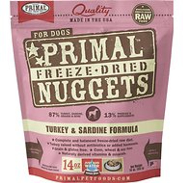 Primal - Turkey & Sardine Formula Nuggets Freeze-Dried Dog Food