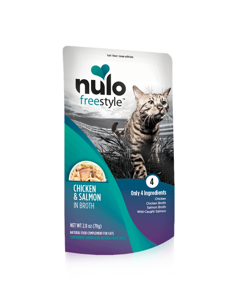 Nulo Freestyle - Chicken Salmon in Broth Pouch Cat Food 2.8oz