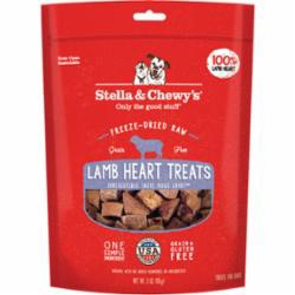 Stella & Chewy's - Freeze Dried Lamb Heart 3 OZ.