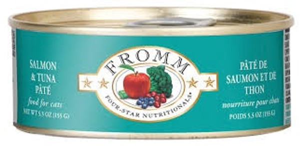 Fromm - Four Star Salmon & Tuna Pate' Cat Food 5.5 oz.