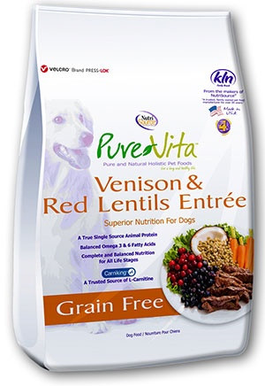 PureVita - Venison & Red Lentils Grain-Free Entree Dry Dog Food