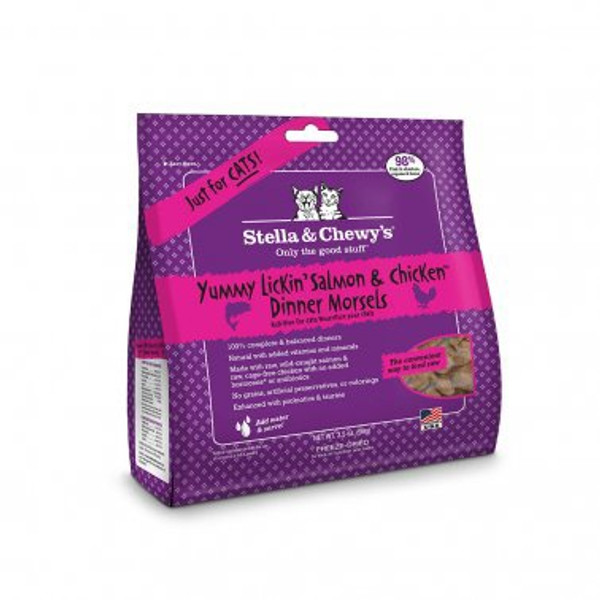 Stella & Chewy's - Yummy Lickin'  Salmon & Chicken Freeze Dried Dinner Morsels  Food