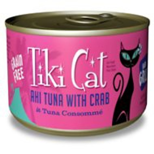 Tiki Cat - Lanai Grill Ahi Tuna With Crab Surimi Consomme Canned Cat Food