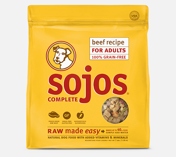 Sojos - Beef Recipe Freeze Dried Dog Food