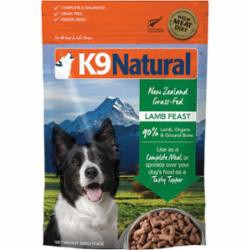 K9 Natural - New Zealand Lamb Feast  Freeze Dried Dog Food