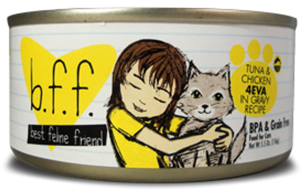 Weruva - BFF Originals Tuna & Chicken  4-Eva Minced -Style Canned Cat Food in Gravy