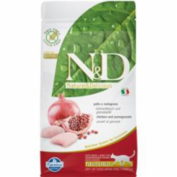 Farmina - N&D PRIME Neutered Chicken & Pomegranate Dry Cat Food