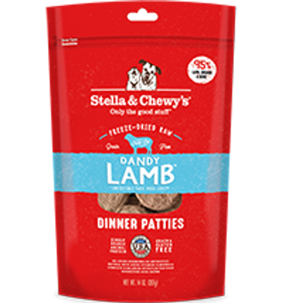 Stella & Chewy's - Dandy Lamb Freeze  Dried Patties Dog Food