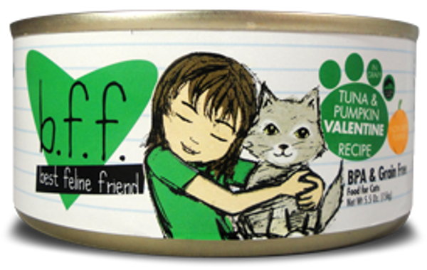 Weruva - BFF Originals Tuna & Pumpkin Valentine Dinner Minced-Style Canned Cat Food in Gravy