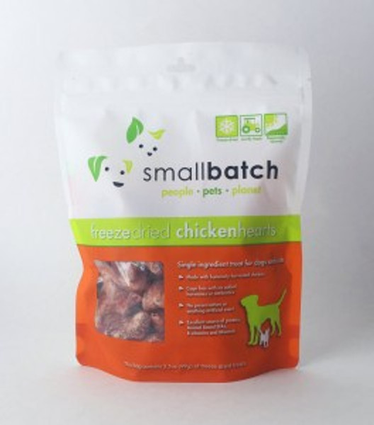 Small Batch-Freeze Dried Chicken Hearts - 3.5oz