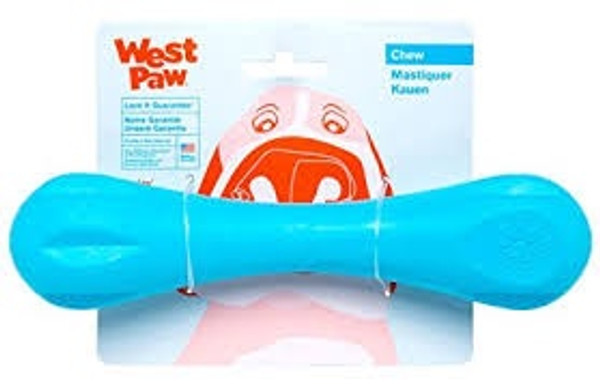 West Paw - Hurley Dog Bone (Aqua Blue)