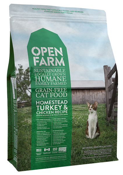 Open Farm - Homestead Turkey & Chicken Recipe For Cats