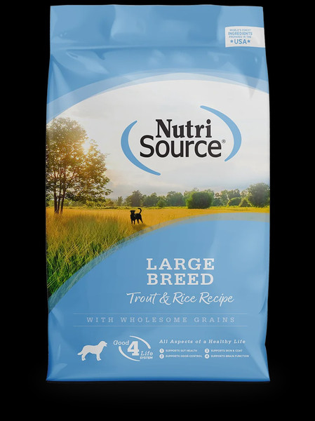 Nutrisource - Large Breed Trout & Rice Recipe Dry Dog Food