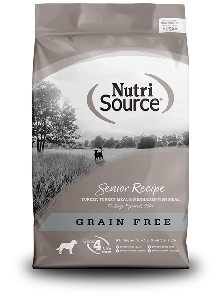 NutriSource - Grain-Free Senior Dry Dog Food