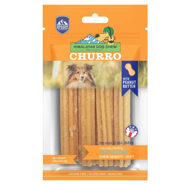 Himalayn Dog Chew - Churro Peanut Butter Soft Dog Chew 4 oz.