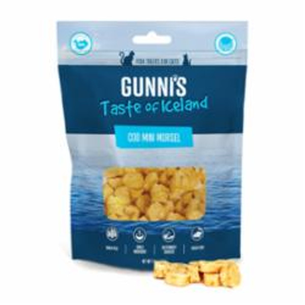 Gunni's - Gunni's Cod Mini Morsel Cat Treats, 1.5-oz Bag