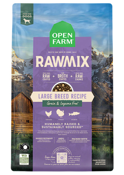 Open Farm - Large Breed Grain-Free Rawmix for Dogs 20 LB.