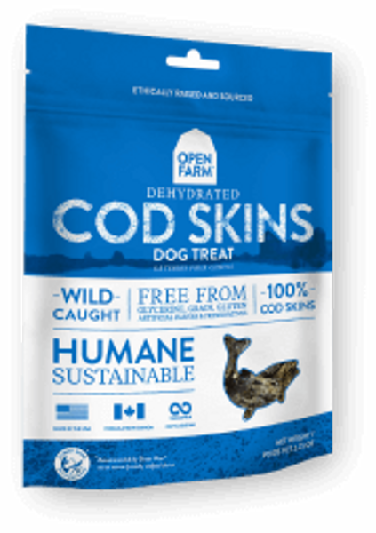 Open Farm - Dehydrated Cod Skins Dog Treat