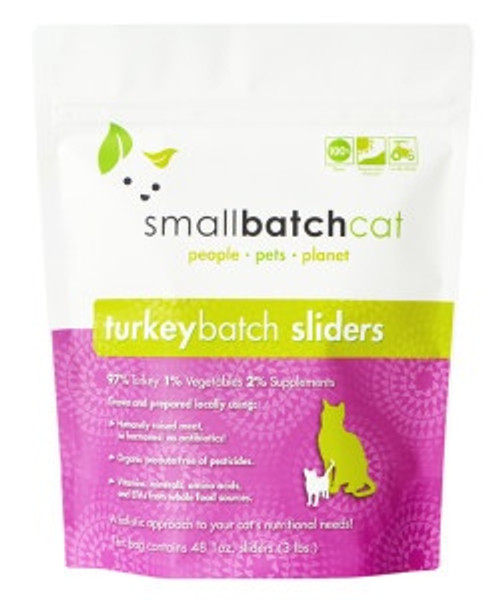 Small Batch - Turkey Batch Sliders Cat Food