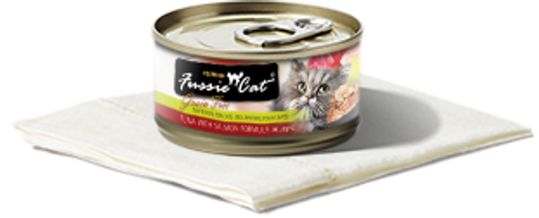 Fussie Cat - Tuna With Salmon in Aspic 2.82 OZ