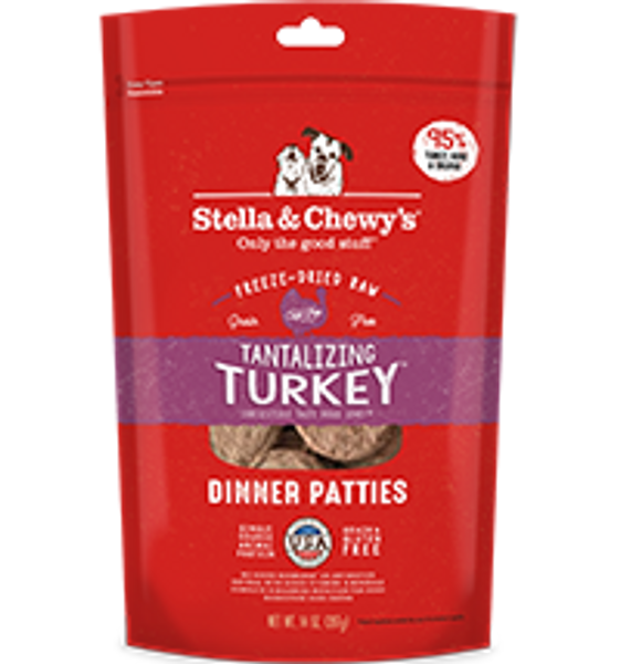 Stella & Chewy's - Tantalizing Turkey FRZ DRY Dog Food