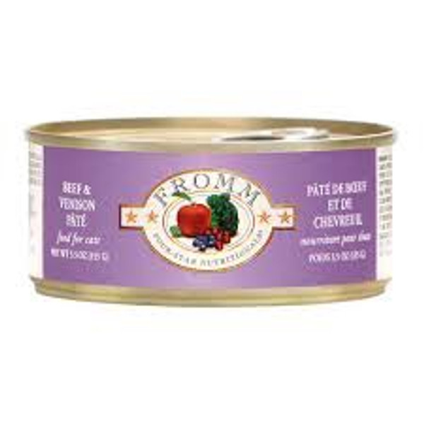 Fromm - Four Star Beef & Venison Pate' Cat Food 5.5 oz.