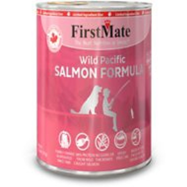 FirstMate - Wild Pacific Salmon Canned Dog Food 12.2 oz.