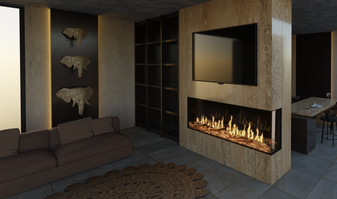 Modern Flames Orion Multi 60" Multi-Sided Heliovison Linear Electric Fireplace - OR60-MULTI