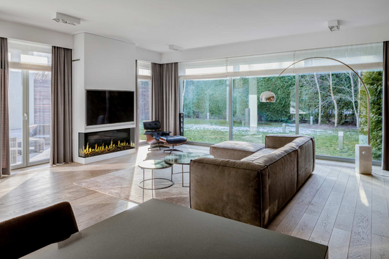 Modern Flames Orion Multi 52" Multi-Sided Heliovison Linear Electric Fireplace - OR52-MULTI