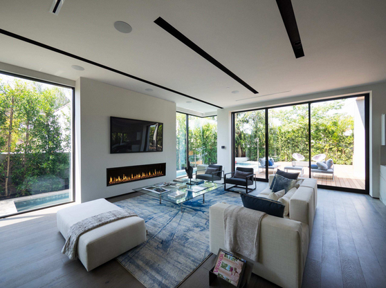 Modern Flames Orion Slim V2 76" LCD Electric Fireplace - OR76-SLIM-V2