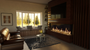 Modern Flames Orion Multi 76" Multi-Sided HelioVison Linear Electric Fireplace - OR76-MULTI