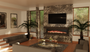 Modern Flames Landscape Pro Multi 44" Studio Suites Wall Mount Floating Mantel - WMC-44LPM