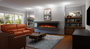 Modern Flames Landscape Pro Multi 68" Studio Suites Wall Mount Floating Mantel - WMC-68LPM