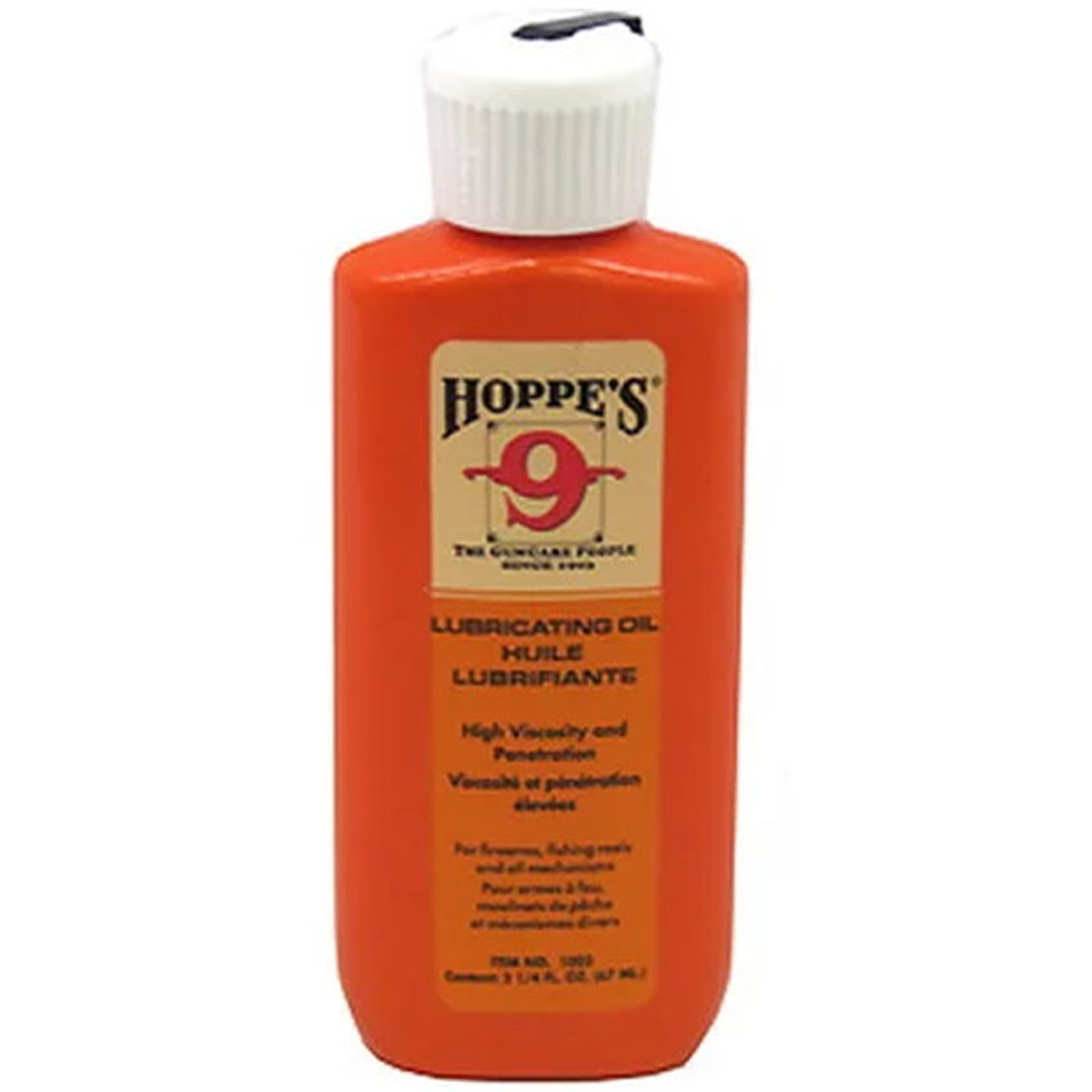 Hoppe's #9 Flip Top High Viscosity Lubricating Gun Oil Squeeze Bottle 2.25  Ounce/66.54mL Bottle [FC-026285510423] - Cheaper Than Dirt