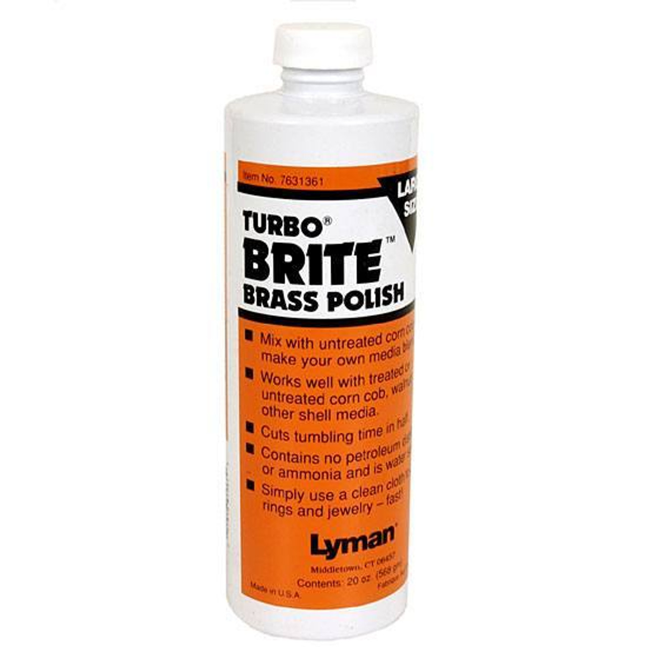 Lyman Turbo Brite Case Cleaner 20 Ounce Bottle 7631361 [FC-011516813619] -  Cheaper Than Dirt