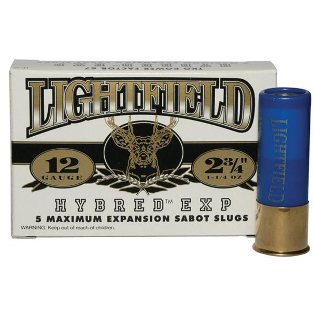 Lightfield Hybred EXP 12 Gauge Ammunition 5 Rounds 2-3/4 Shot